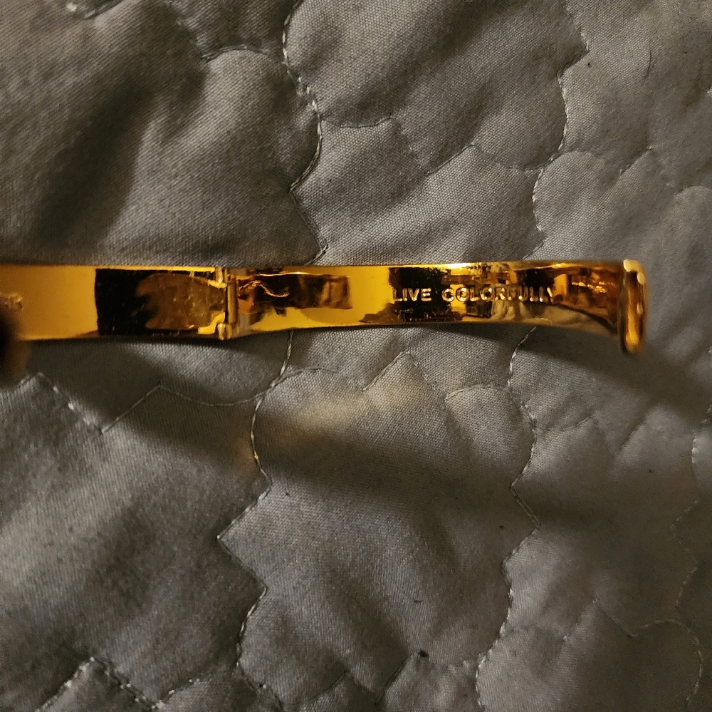 Kate spade bangle new gold /pink - Picture 12 of 17
